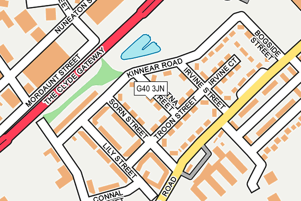 G40 3JN map - OS OpenMap – Local (Ordnance Survey) G40 3JN map - OS OpenMap – Local (Ordnance Survey)