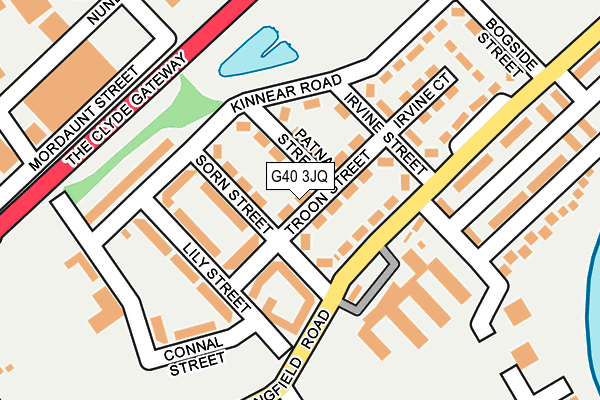 G40 3JQ map - OS OpenMap – Local (Ordnance Survey) G40 3JQ map - OS OpenMap – Local (Ordnance Survey)