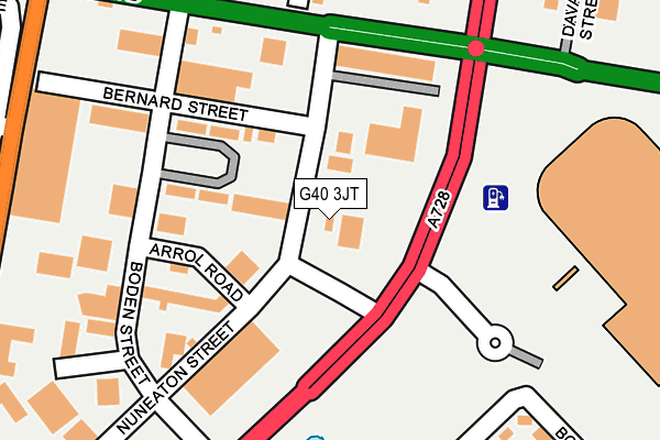G40 3JT map - OS OpenMap – Local (Ordnance Survey) G40 3JT map - OS OpenMap – Local (Ordnance Survey)