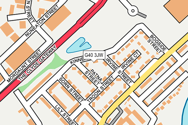 G40 3JW map - OS OpenMap – Local (Ordnance Survey) G40 3JW map - OS OpenMap – Local (Ordnance Survey)