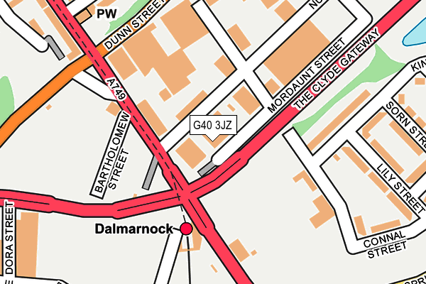 G40 3JZ map - OS OpenMap – Local (Ordnance Survey) G40 3JZ map - OS OpenMap – Local (Ordnance Survey)