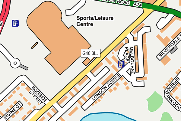 G40 3LJ map - OS OpenMap – Local (Ordnance Survey) G40 3LJ map - OS OpenMap – Local (Ordnance Survey)
