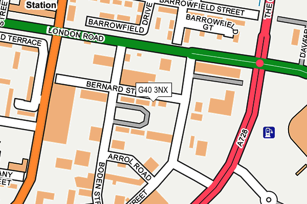 G40 3NX map - OS OpenMap – Local (Ordnance Survey) G40 3NX map - OS OpenMap – Local (Ordnance Survey)