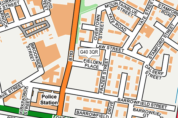 G40 3QR map - OS OpenMap – Local (Ordnance Survey) G40 3QR map - OS OpenMap – Local (Ordnance Survey)