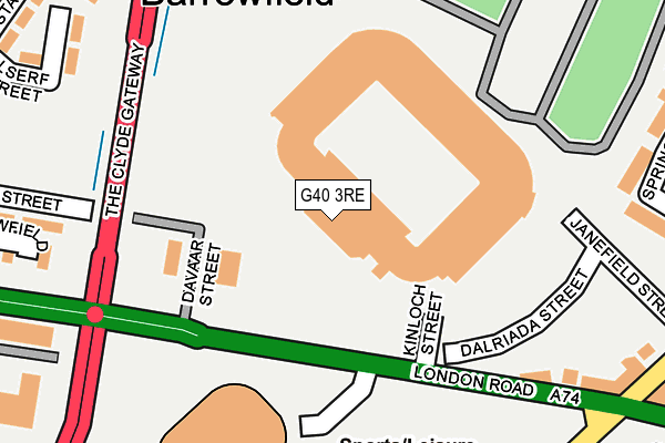 G40 3RE map - OS OpenMap – Local (Ordnance Survey) G40 3RE map - OS OpenMap – Local (Ordnance Survey)