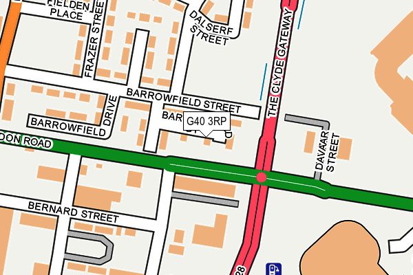 G40 3RP map - OS OpenMap – Local (Ordnance Survey) G40 3RP map - OS OpenMap – Local (Ordnance Survey)