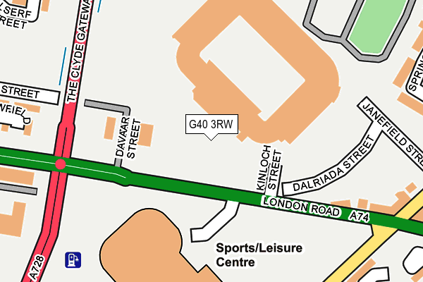 G40 3RW map - OS OpenMap – Local (Ordnance Survey) G40 3RW map - OS OpenMap – Local (Ordnance Survey)