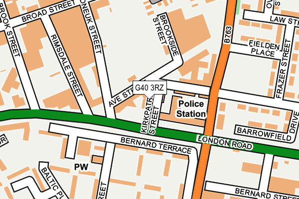 G40 3RZ map - OS OpenMap – Local (Ordnance Survey) G40 3RZ map - OS OpenMap – Local (Ordnance Survey)