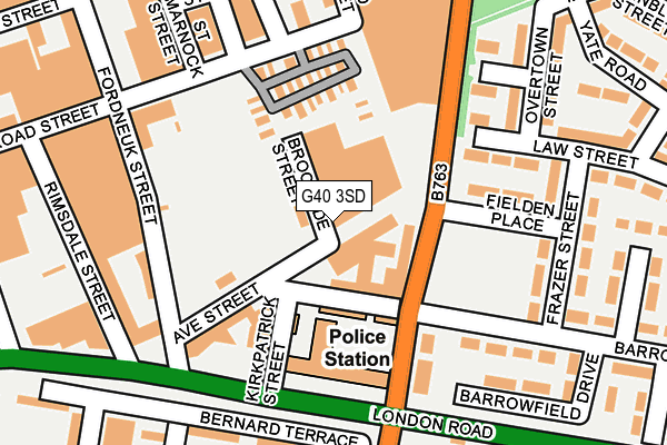 G40 3SD map - OS OpenMap – Local (Ordnance Survey) G40 3SD map - OS OpenMap – Local (Ordnance Survey)