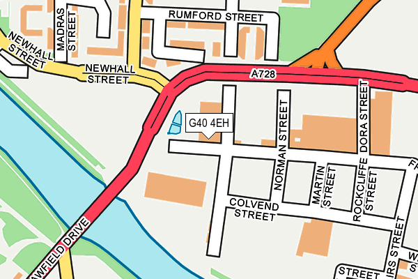 G40 4EH map - OS OpenMap – Local (Ordnance Survey)