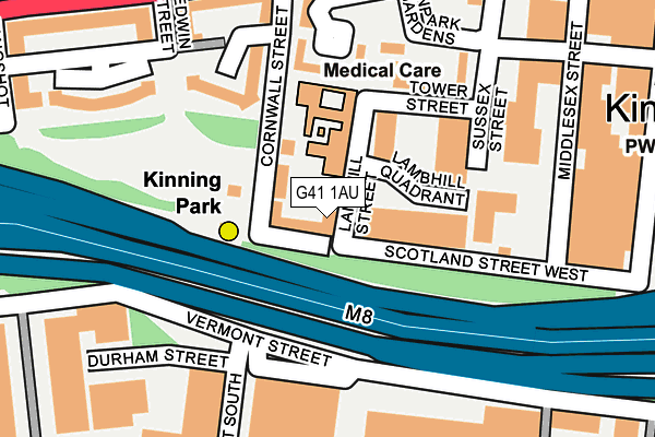 G41 1AU map - OS OpenMap – Local (Ordnance Survey) G41 1AU map - OS OpenMap – Local (Ordnance Survey)