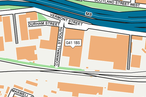 G41 1BS map - OS OpenMap – Local (Ordnance Survey) G41 1BS map - OS OpenMap – Local (Ordnance Survey)