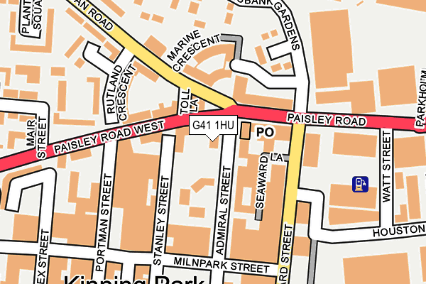 G41 1HU map - OS OpenMap – Local (Ordnance Survey) G41 1HU map - OS OpenMap – Local (Ordnance Survey)