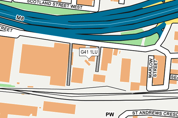 G41 1LU map - OS OpenMap – Local (Ordnance Survey) G41 1LU map - OS OpenMap – Local (Ordnance Survey)
