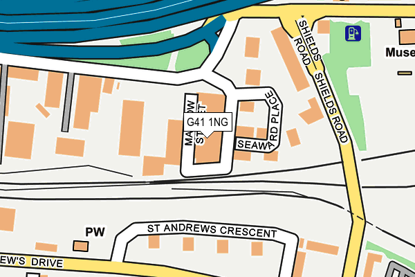 G41 1NG map - OS OpenMap – Local (Ordnance Survey) G41 1NG map - OS OpenMap – Local (Ordnance Survey)