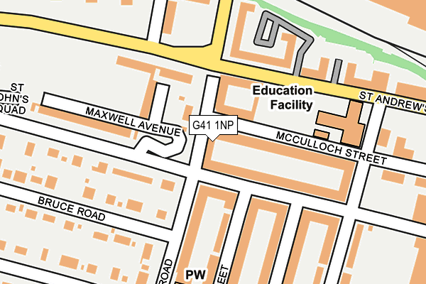 G41 1NP map - OS OpenMap – Local (Ordnance Survey) G41 1NP map - OS OpenMap – Local (Ordnance Survey)