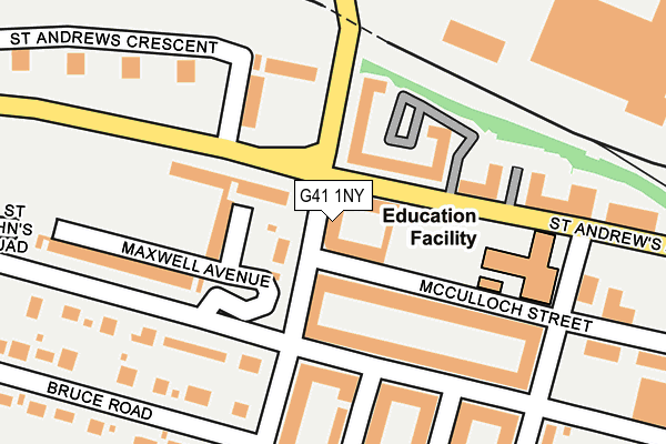 G41 1NY map - OS OpenMap – Local (Ordnance Survey) G41 1NY map - OS OpenMap – Local (Ordnance Survey)
