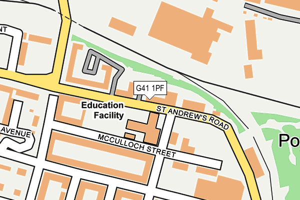 G41 1PF map - OS OpenMap – Local (Ordnance Survey) G41 1PF map - OS OpenMap – Local (Ordnance Survey)