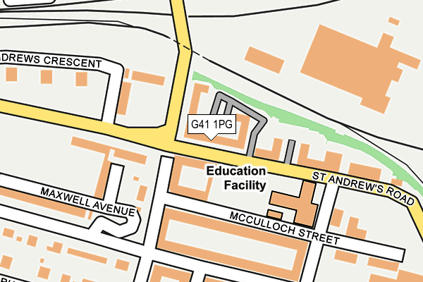 G41 1PG map - OS OpenMap – Local (Ordnance Survey) G41 1PG map - OS OpenMap – Local (Ordnance Survey)