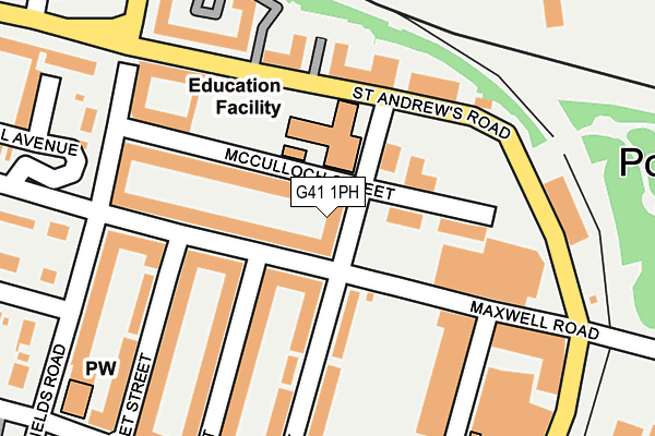 G41 1PH map - OS OpenMap – Local (Ordnance Survey) G41 1PH map - OS OpenMap – Local (Ordnance Survey)