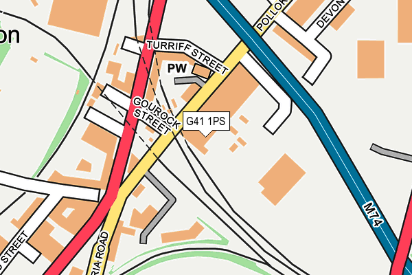 G41 1PS map - OS OpenMap – Local (Ordnance Survey) G41 1PS map - OS OpenMap – Local (Ordnance Survey)