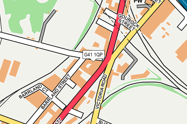 G41 1QP map - OS OpenMap – Local (Ordnance Survey) G41 1QP map - OS OpenMap – Local (Ordnance Survey)