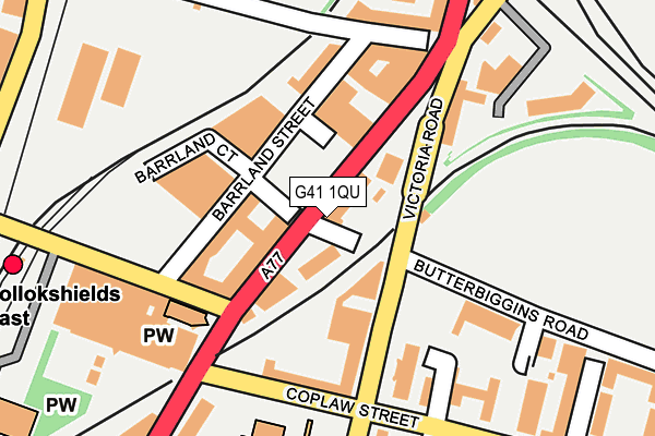 G41 1QU map - OS OpenMap – Local (Ordnance Survey) G41 1QU map - OS OpenMap – Local (Ordnance Survey)