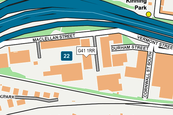 G41 1RR map - OS OpenMap – Local (Ordnance Survey) G41 1RR map - OS OpenMap – Local (Ordnance Survey)