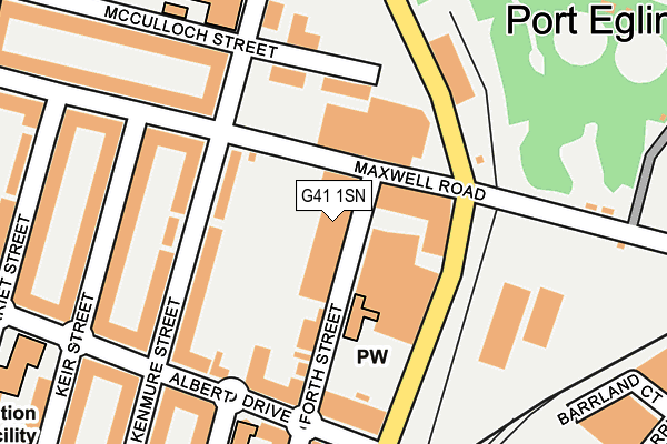 G41 1SN map - OS OpenMap – Local (Ordnance Survey) G41 1SN map - OS OpenMap – Local (Ordnance Survey)
