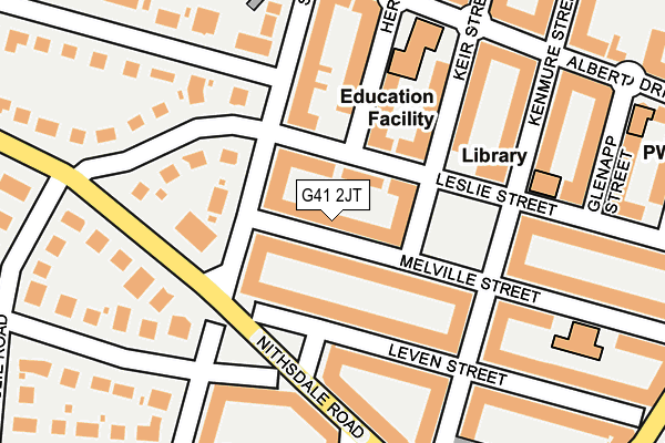G41 2JT map - OS OpenMap – Local (Ordnance Survey) G41 2JT map - OS OpenMap – Local (Ordnance Survey)