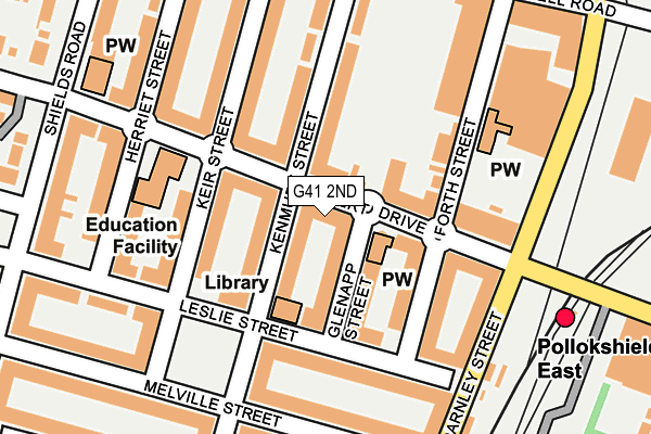 G41 2ND map - OS OpenMap – Local (Ordnance Survey) G41 2ND map - OS OpenMap – Local (Ordnance Survey)