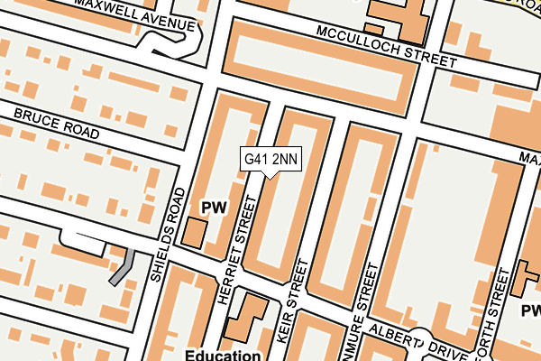 G41 2NN map - OS OpenMap – Local (Ordnance Survey) G41 2NN map - OS OpenMap – Local (Ordnance Survey)