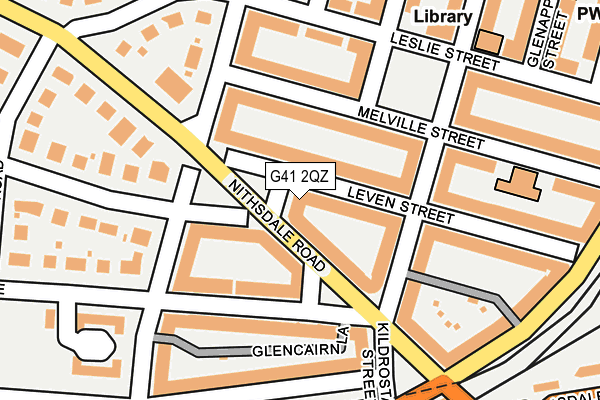 G41 2QZ map - OS OpenMap – Local (Ordnance Survey) G41 2QZ map - OS OpenMap – Local (Ordnance Survey)
