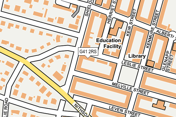 G41 2RS map - OS OpenMap – Local (Ordnance Survey) G41 2RS map - OS OpenMap – Local (Ordnance Survey)