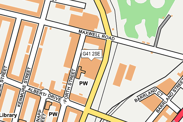 G41 2SE map - OS OpenMap – Local (Ordnance Survey) G41 2SE map - OS OpenMap – Local (Ordnance Survey)