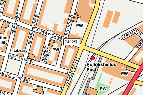 G41 2SU map - OS OpenMap – Local (Ordnance Survey) G41 2SU map - OS OpenMap – Local (Ordnance Survey)