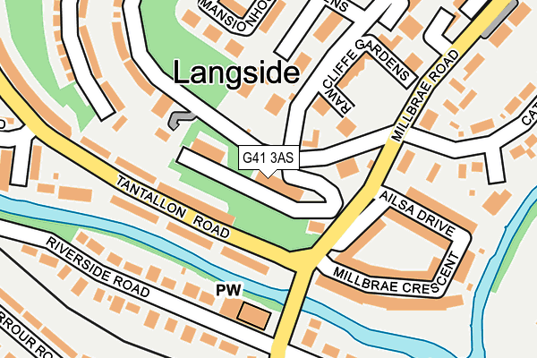 G41 3AS map - OS OpenMap – Local (Ordnance Survey) G41 3AS map - OS OpenMap – Local (Ordnance Survey)