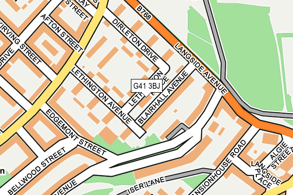 G41 3BJ map - OS OpenMap – Local (Ordnance Survey) G41 3BJ map - OS OpenMap – Local (Ordnance Survey)