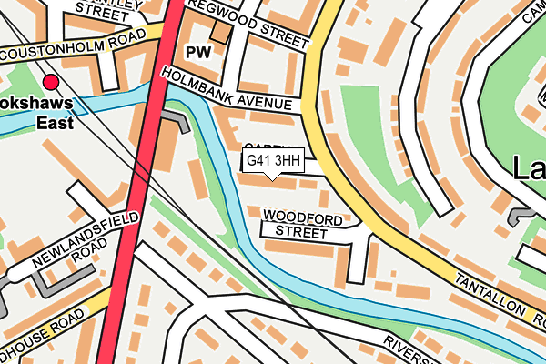 G41 3HH map - OS OpenMap – Local (Ordnance Survey) G41 3HH map - OS OpenMap – Local (Ordnance Survey)