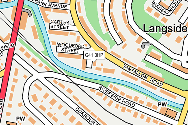 G41 3HP map - OS OpenMap – Local (Ordnance Survey) G41 3HP map - OS OpenMap – Local (Ordnance Survey)