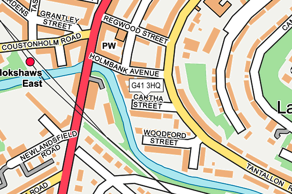 G41 3HQ map - OS OpenMap – Local (Ordnance Survey) G41 3HQ map - OS OpenMap – Local (Ordnance Survey)