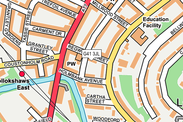 G41 3JL map - OS OpenMap – Local (Ordnance Survey) G41 3JL map - OS OpenMap – Local (Ordnance Survey)