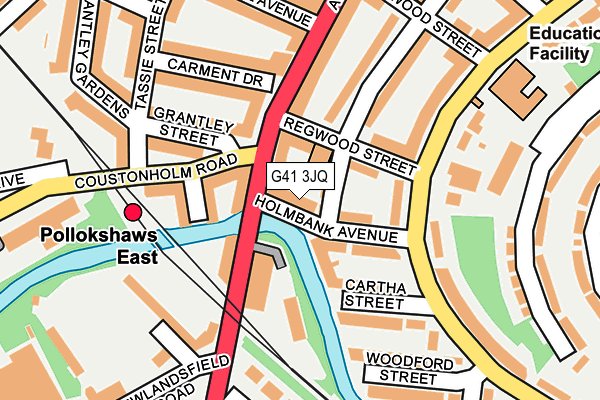 G41 3JQ map - OS OpenMap – Local (Ordnance Survey) G41 3JQ map - OS OpenMap – Local (Ordnance Survey)