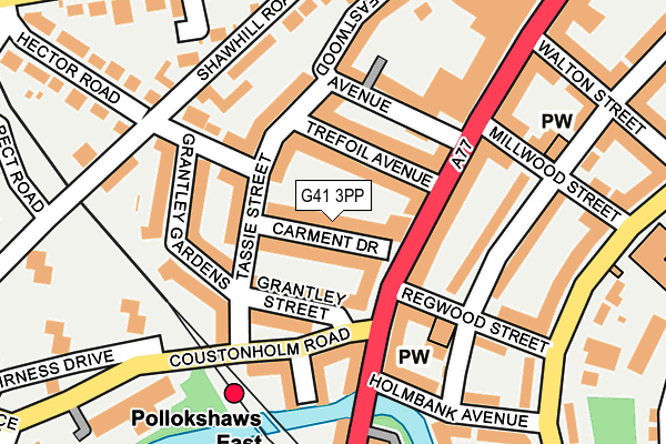 G41 3PP map - OS OpenMap – Local (Ordnance Survey) G41 3PP map - OS OpenMap – Local (Ordnance Survey)