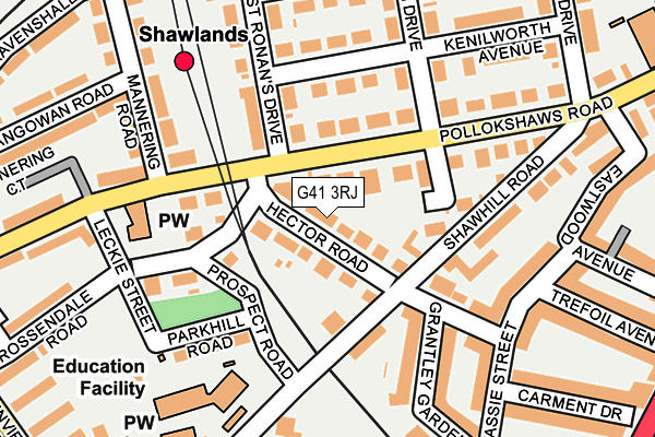 G41 3RJ map - OS OpenMap – Local (Ordnance Survey) G41 3RJ map - OS OpenMap – Local (Ordnance Survey)