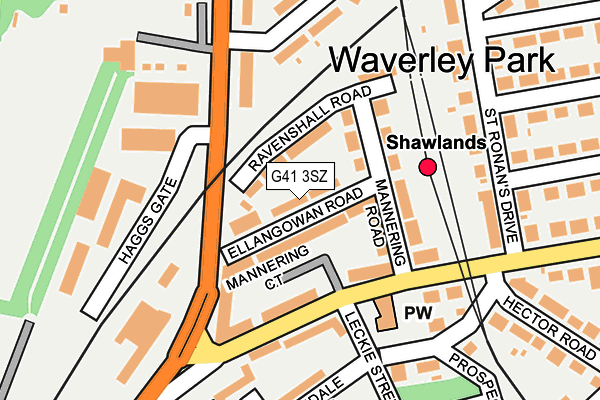 G41 3SZ map - OS OpenMap – Local (Ordnance Survey) G41 3SZ map - OS OpenMap – Local (Ordnance Survey)