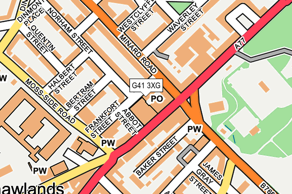 G41 3XG map - OS OpenMap – Local (Ordnance Survey) G41 3XG map - OS OpenMap – Local (Ordnance Survey)