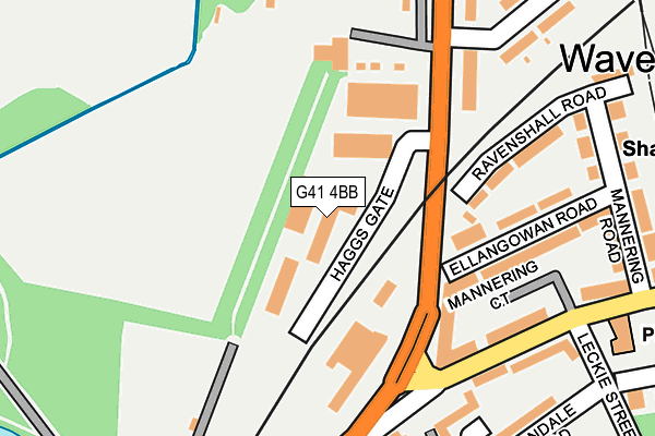 G41 4BB map - OS OpenMap – Local (Ordnance Survey) G41 4BB map - OS OpenMap – Local (Ordnance Survey)