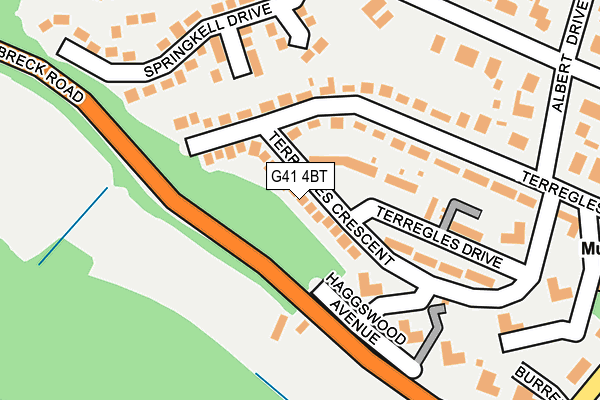 G41 4BT map - OS OpenMap – Local (Ordnance Survey) G41 4BT map - OS OpenMap – Local (Ordnance Survey)