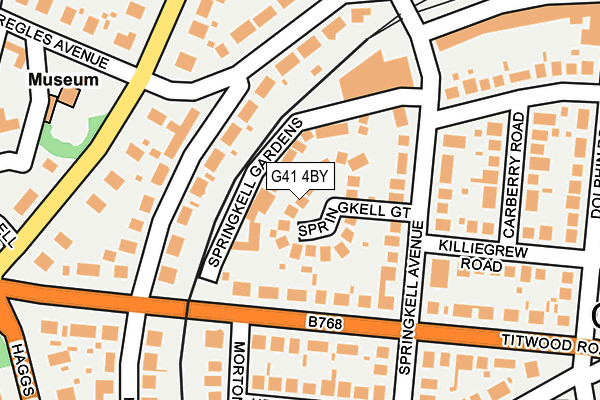 G41 4BY map - OS OpenMap – Local (Ordnance Survey) G41 4BY map - OS OpenMap – Local (Ordnance Survey)